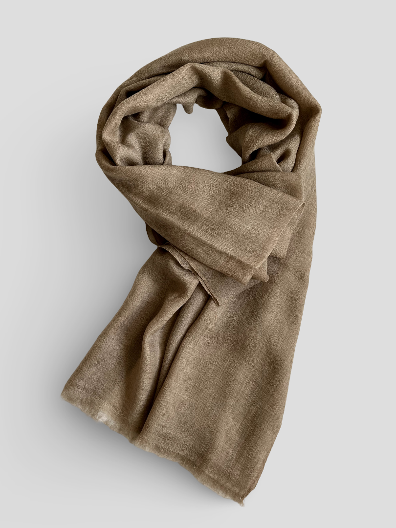 Finest Cashmere Stole  - Beige Sand