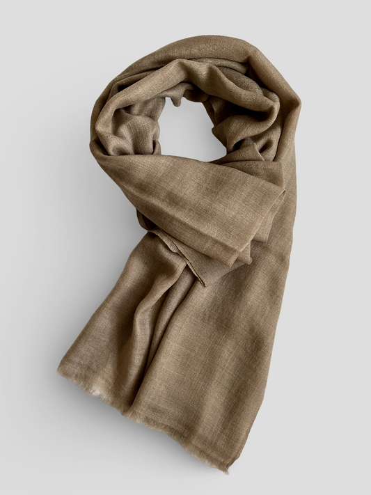 Finest Cashmere Stole  - Beige Sand