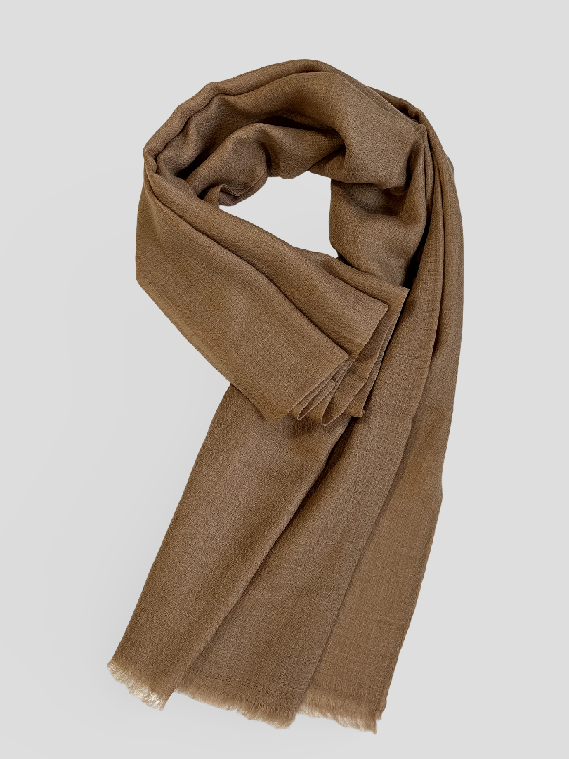 Finest Cashmere Stole  - Arabian Camel