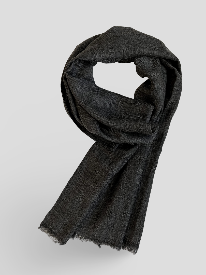 Finest Cashmere Stole  - Charcoal