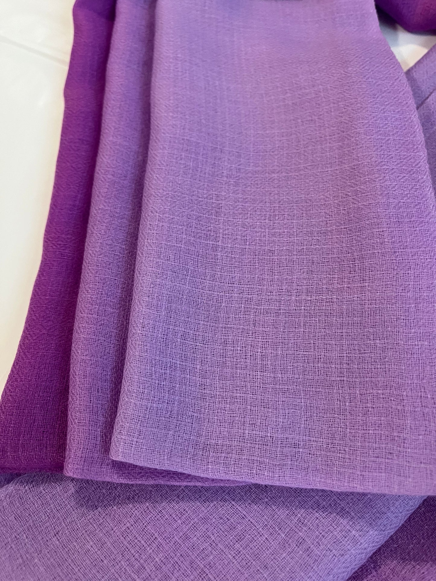 Finest Cashmere Stole  - Orchid Bloom Ombre