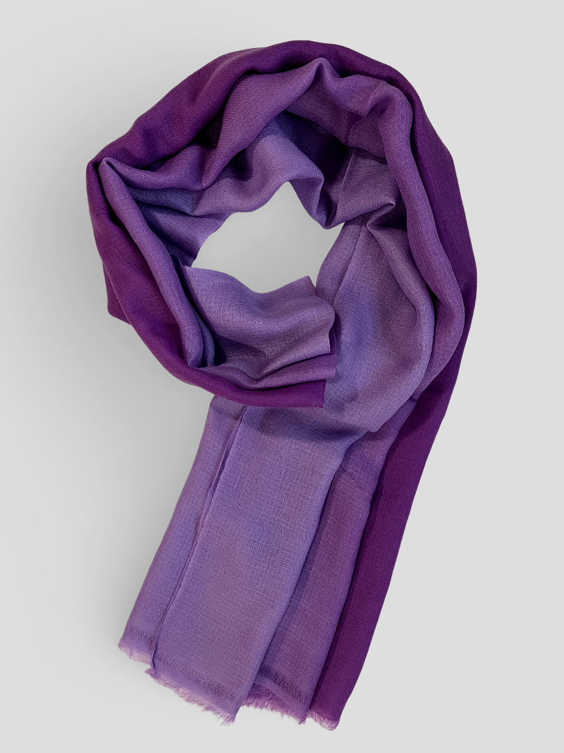 Finest Cashmere Stole  - Orchid Bloom Ombre