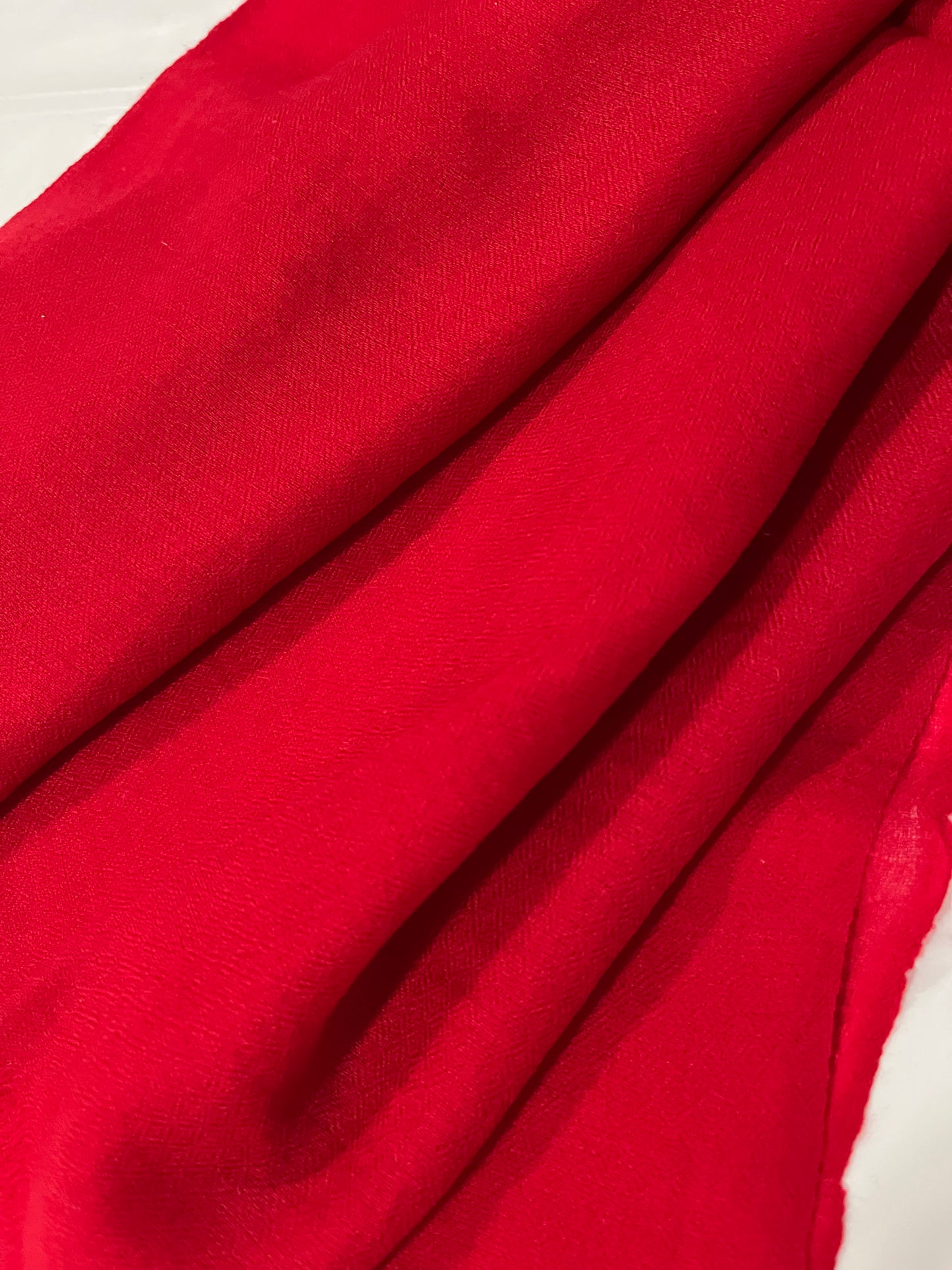 Finest Cashmere Stole  - Scarlet Red