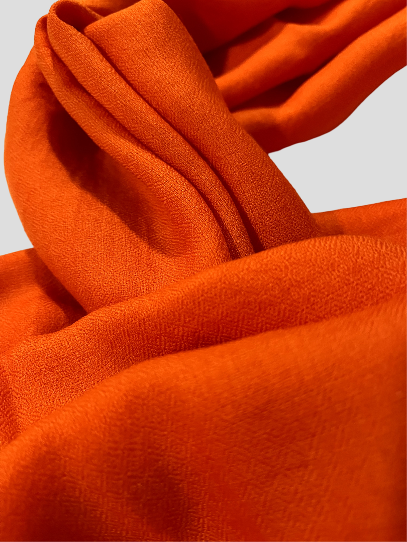 Finest Cashmere Stole  - Vivid Orange